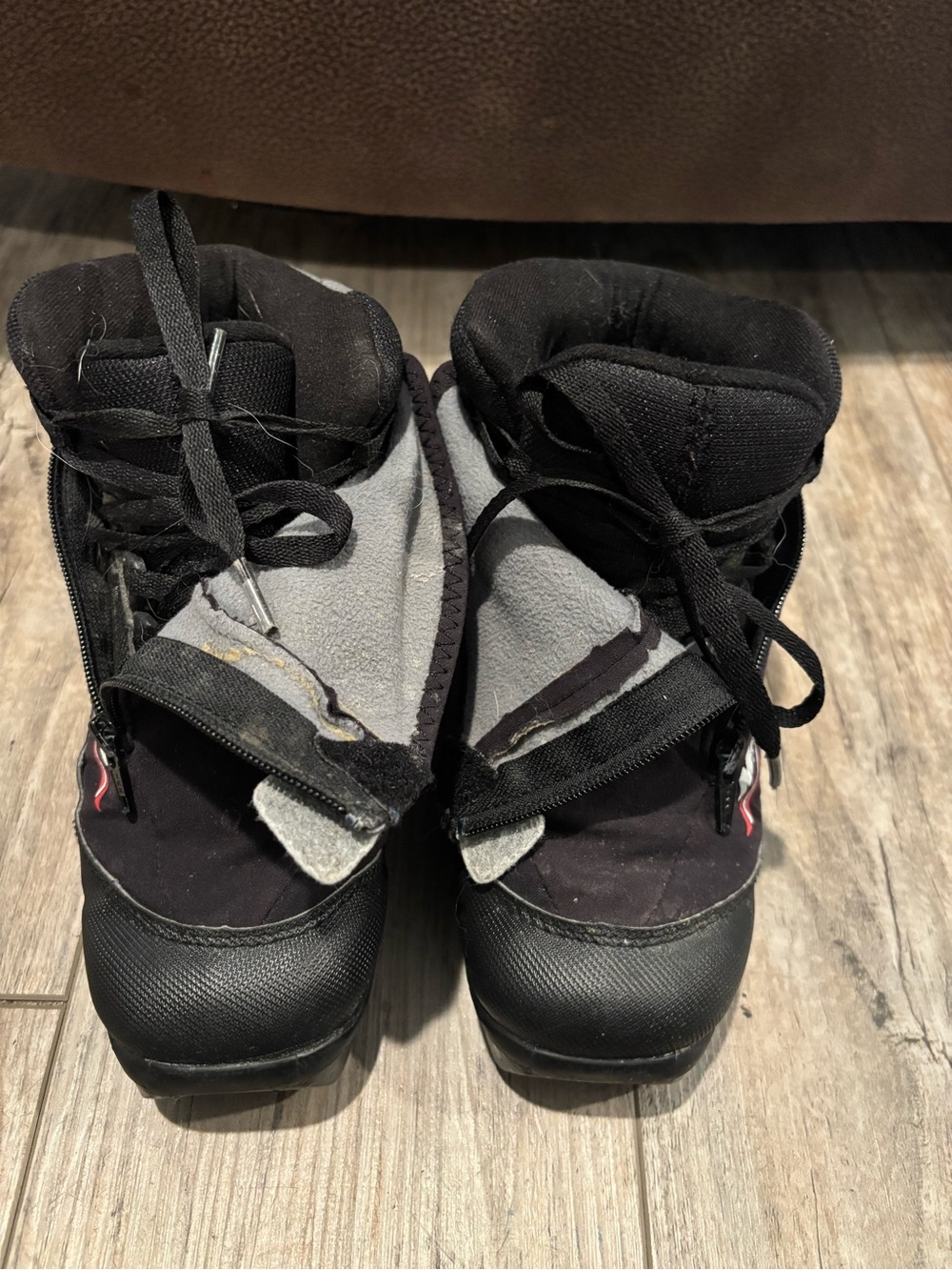 Madshus Kids Black Winter Cross-Country Ski Boots Size 12 - Picture 3 of 7
